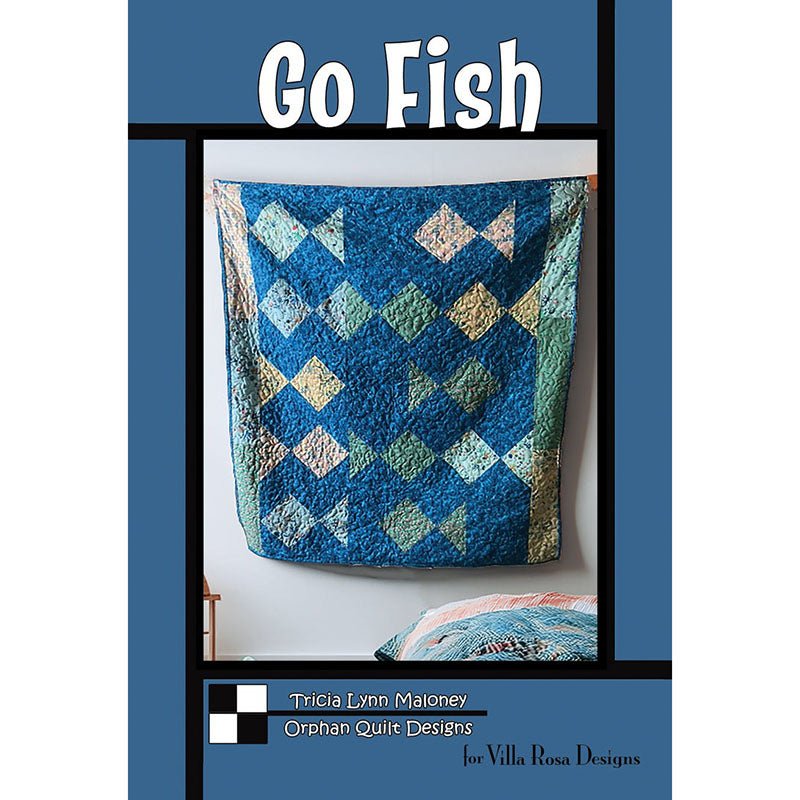 Go Fish Quilt Pattern PDF Download Pattern PDF by Villa Rosa Designs