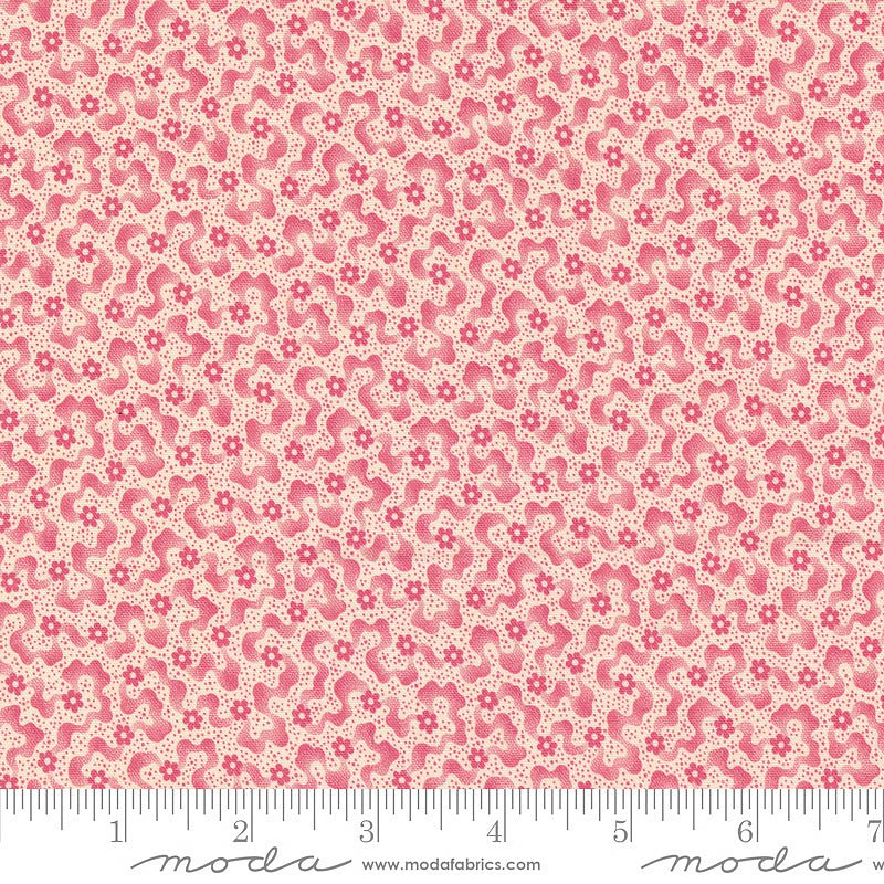 Goodnight Irene Floral Ripples Carnation - Moda from Fort Worth Fabric Studio