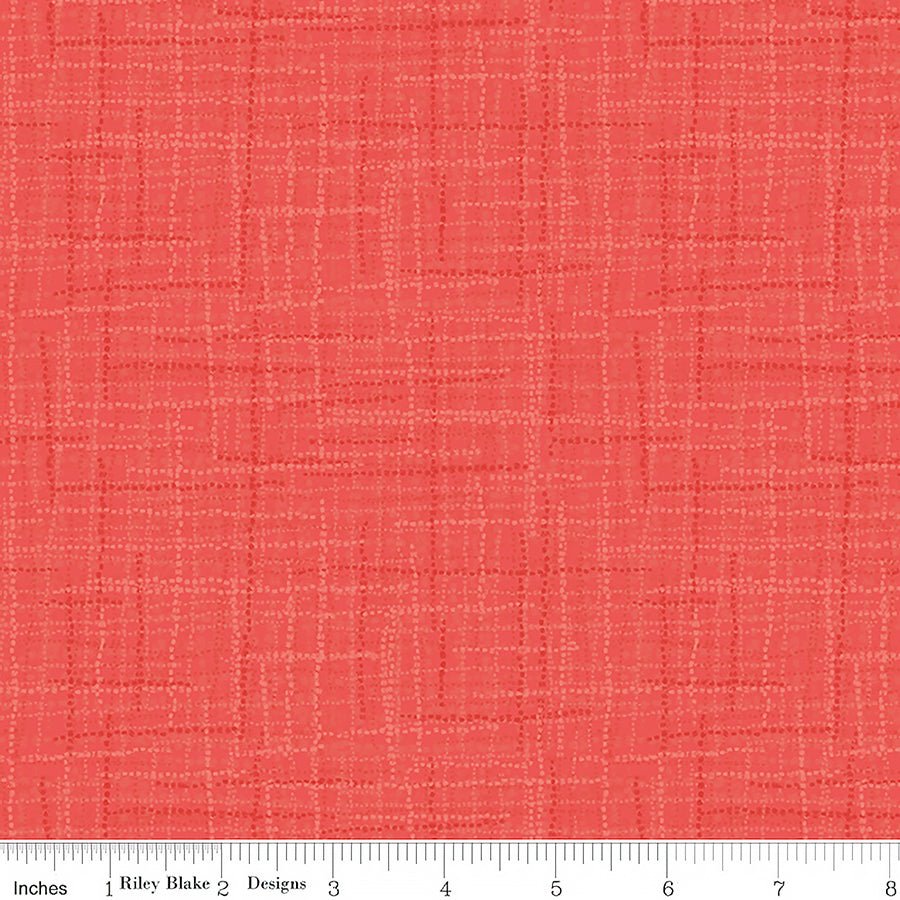Grasscloth Cottons Coral - Riley Blake from Fort Worth Fabric Studio