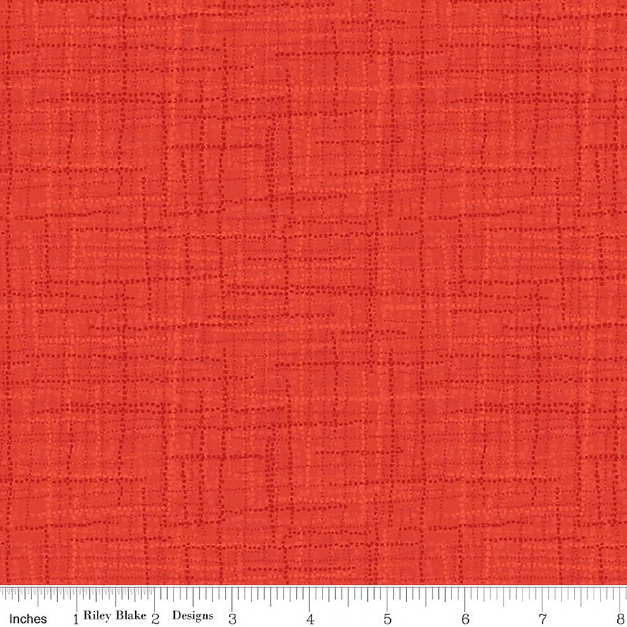 Grasscloth Cottons Vermilion - Riley Blake from Fort Worth Fabric Studio