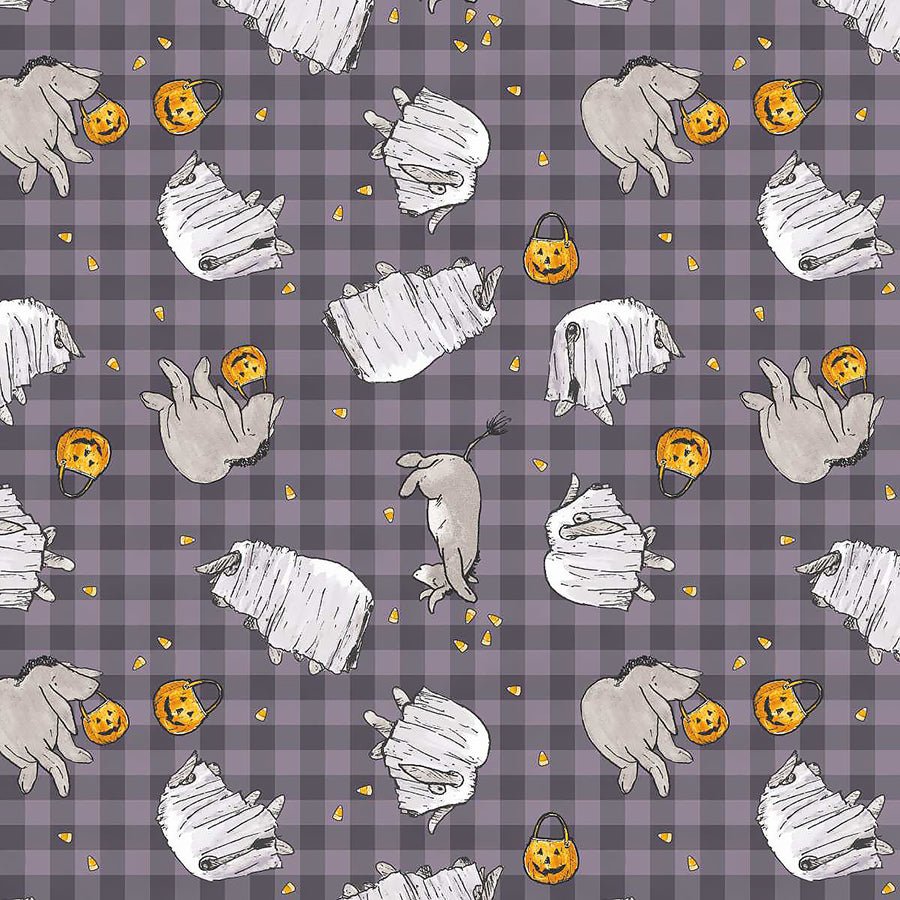 Haunted Acre Wood Ghosts Purple - Studio E from Fort Worth Fabric Studio