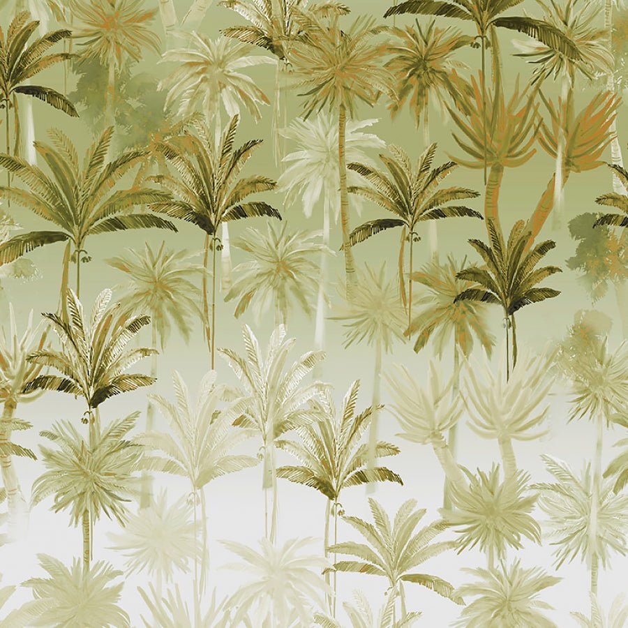 Haven Misty Palms Tan - Windham from Fort Worth Fabric Studio