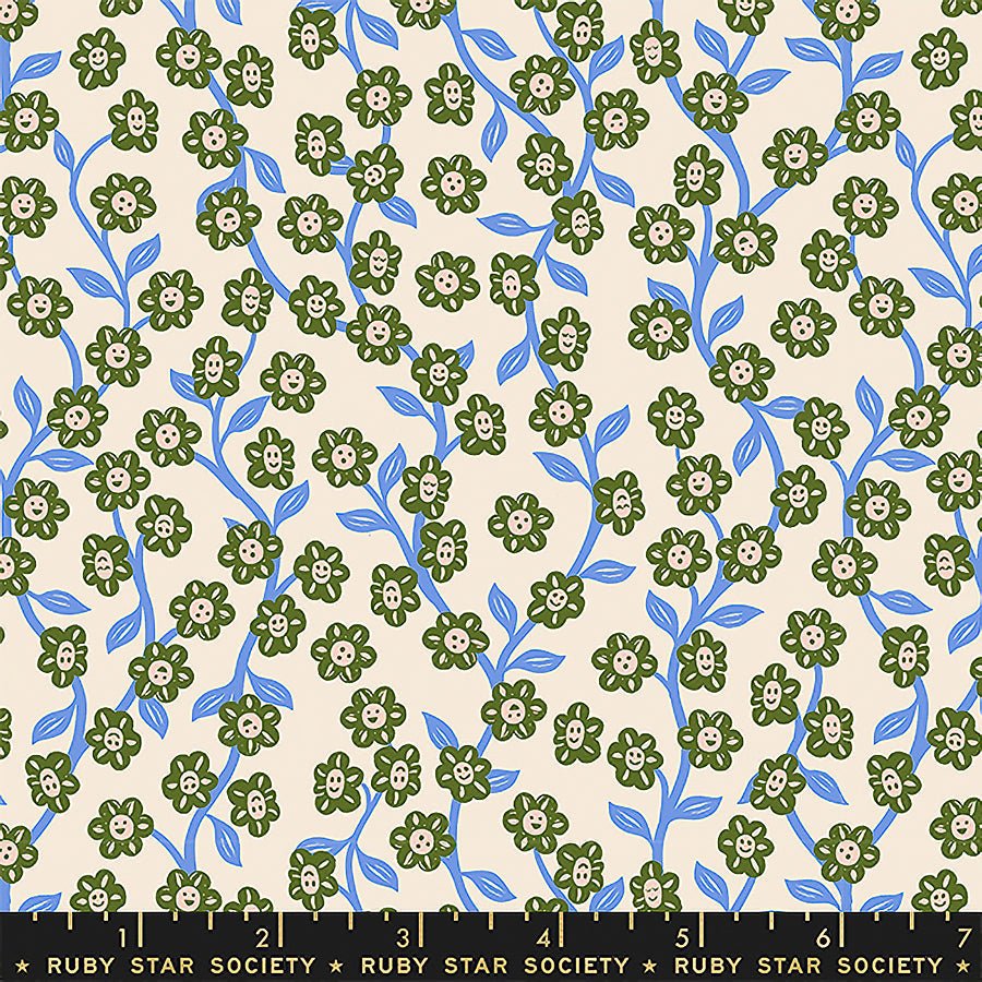 Hello Alice Chatty Florals Shell - Ruby Star Society from Fort Worth Fabric Studio