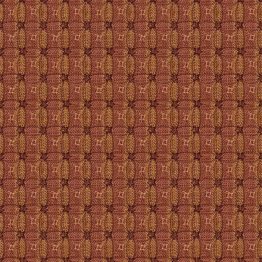 Henry Glass Oak & Maple Plaid Red/Ochre 1 Yard Cut 1 Yard Cut by Henry Glass
