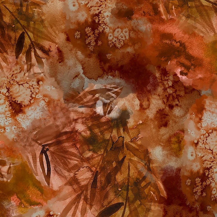 Highlander Leaf Texture Syrup - Studio E from Fort Worth Fabric Studio