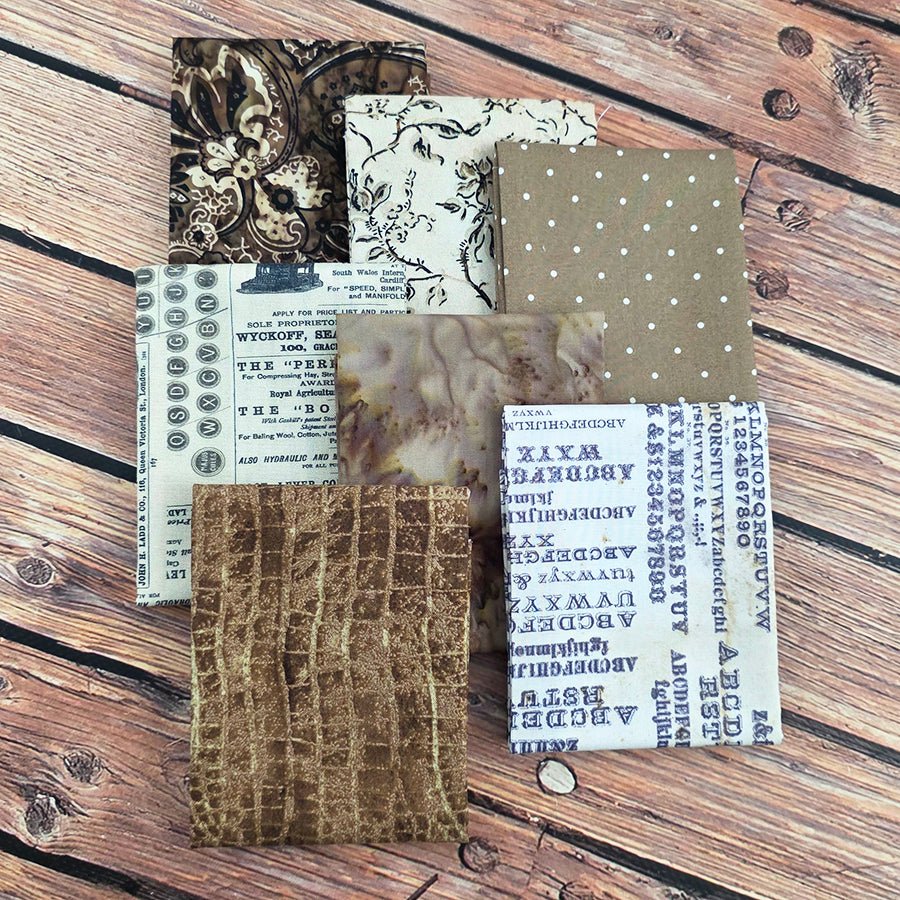 Hill Country Saddle – FWFS Exclusive 7 Piece Fat Quarter Bundle - Fort Worth Fabric Studio from Fort Worth Fabric Studio