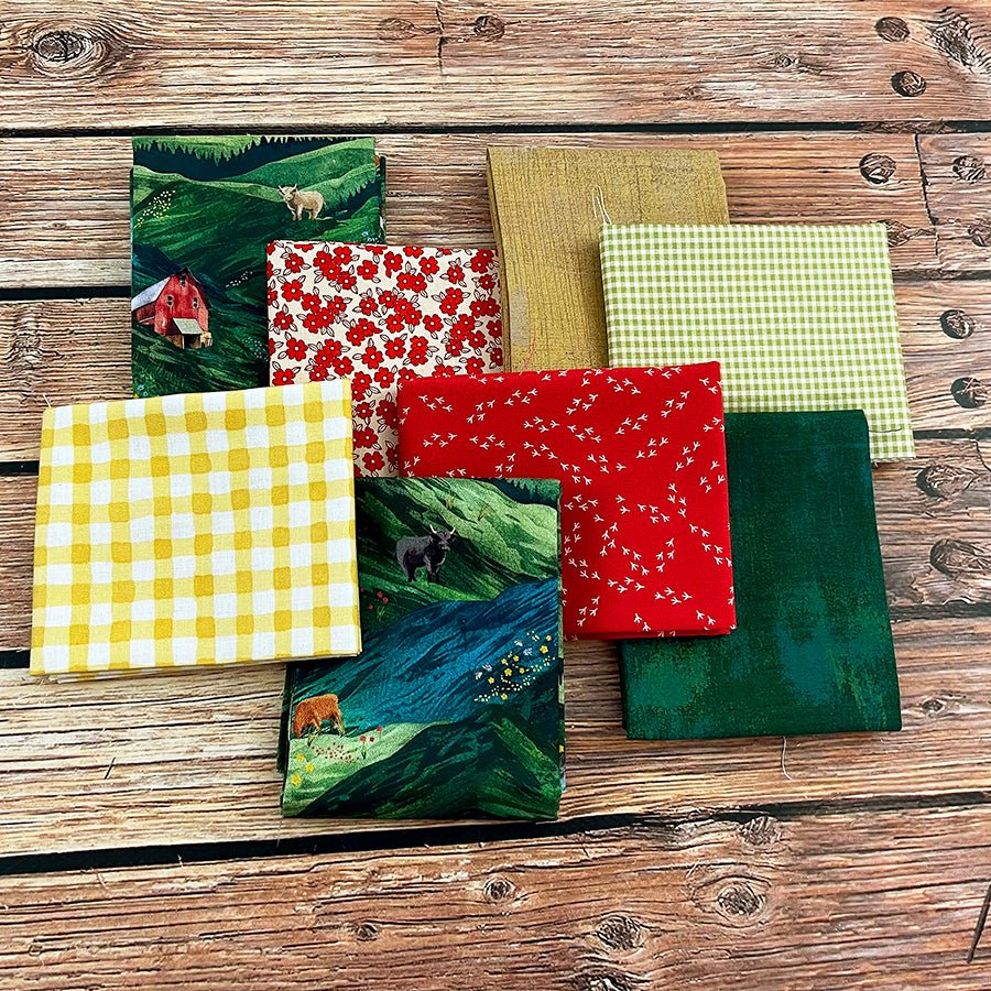 Hillside Homestead – FWFS Exclusive 8 Piece Fat Quarter Bundle - Fort Worth Fabric Studio from Fort Worth Fabric Studio