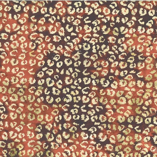 Hoffman Congo Bay Batiks Cheetah Pecan 1 Yard Cut 1 Yard Cut by Hoffman