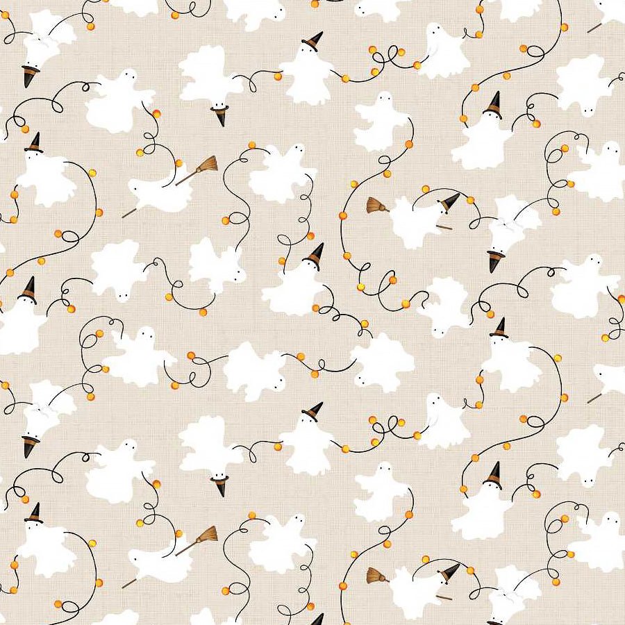 I Made A Boo - Boo Ghosts & Light Bone - Studio E from Fort Worth Fabric Studio