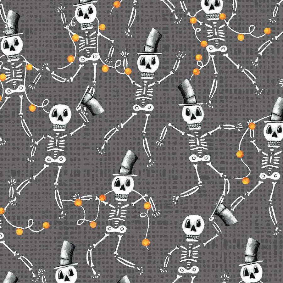 I Made A Boo - Boo Skeletons Storm - Studio E from Fort Worth Fabric Studio