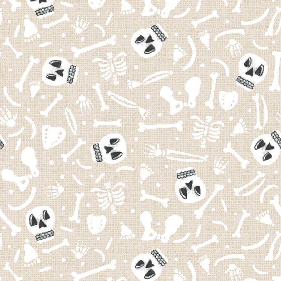 I Made A Boo - Boo Skulls & Bones Toss Bone - Studio E from Fort Worth Fabric Studio