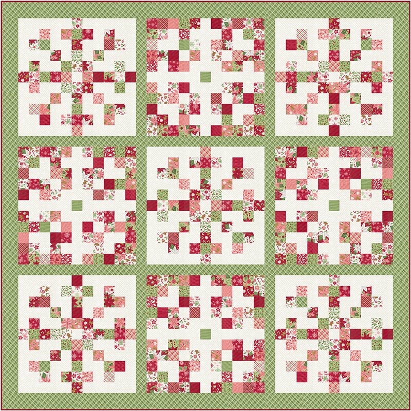 In a Flurry Quilt Pattern by Copper Kettle Quilts - Copper Kettle Quilts from Fort Worth Fabric Studio