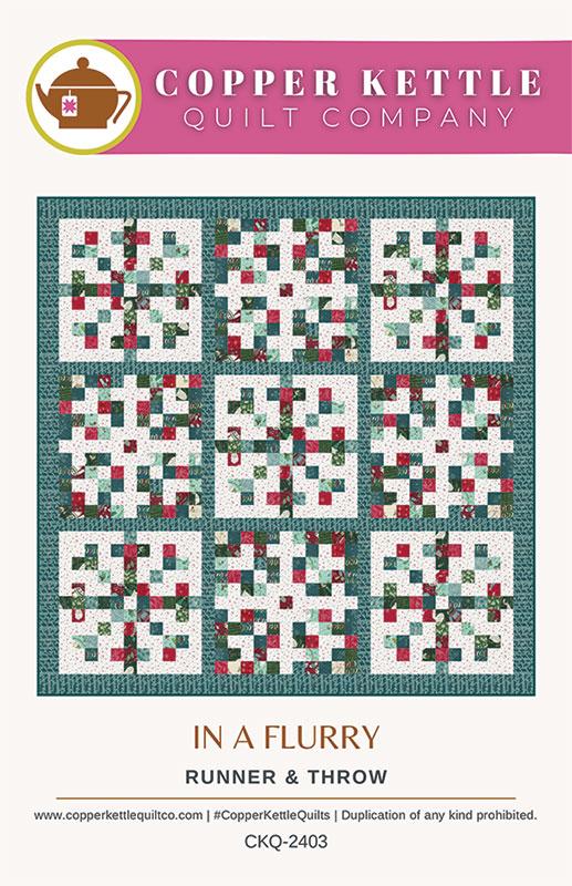 In a Flurry Quilt Pattern by Copper Kettle Quilts - Copper Kettle Quilts from Fort Worth Fabric Studio