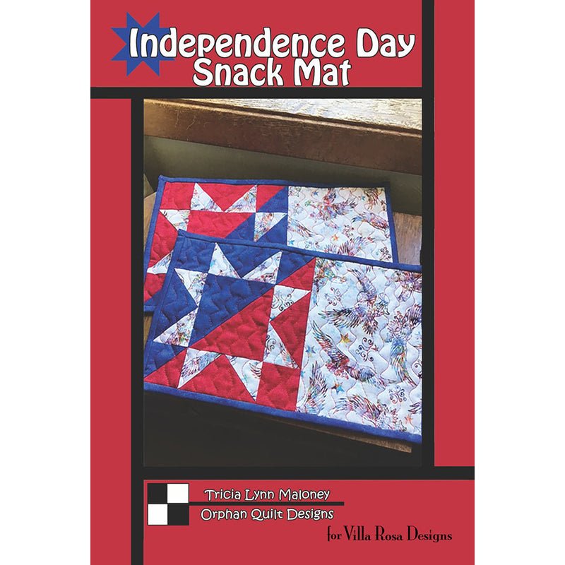Independence Day Snack Mat Pattern PDF Download - Villa Rosa Designs from Fort Worth Fabric Studio