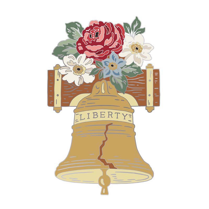 Independence Liberty Bell Needle Minder from Riley Blake - Riley Blake from Fort Worth Fabric Studio