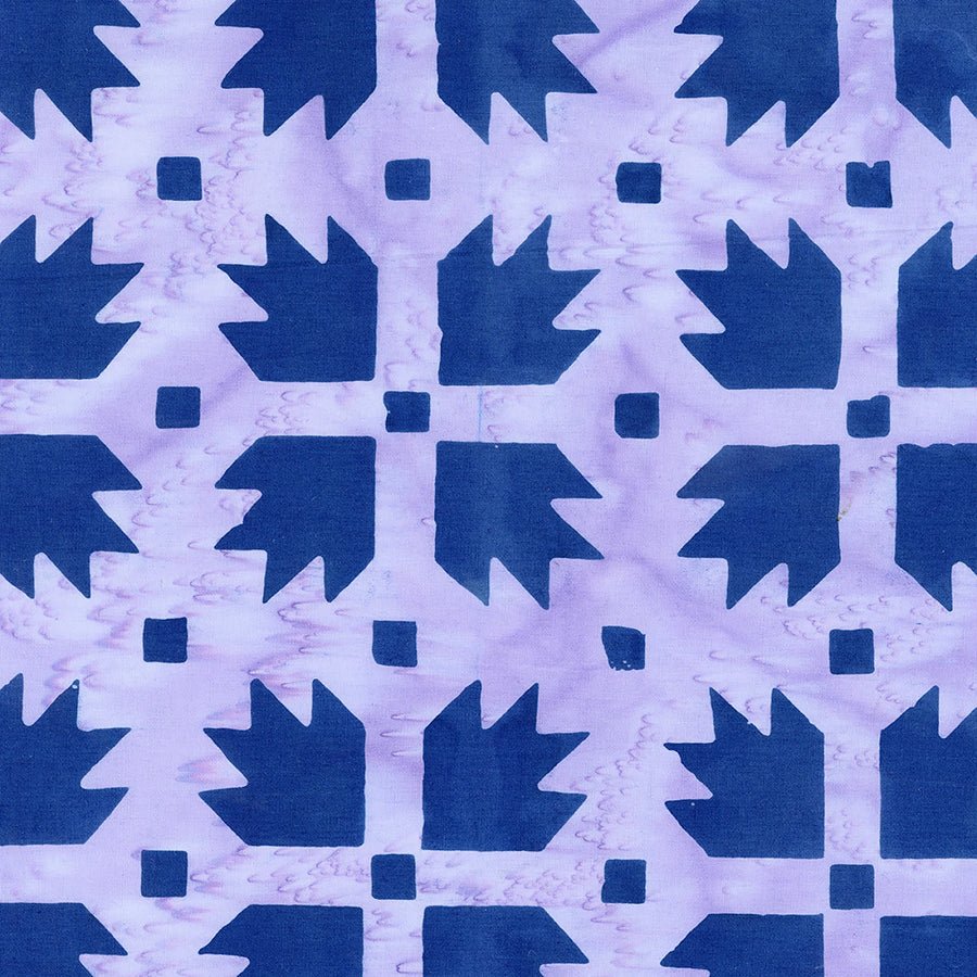 Ink & Edge Batiks Bear Paw Iris - Anthology Batiks from Fort Worth Fabric Studio