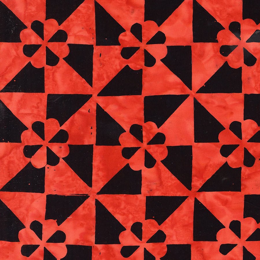 Ink & Edge Batiks Hearts & Gizzards Checker - Anthology Batiks from Fort Worth Fabric Studio