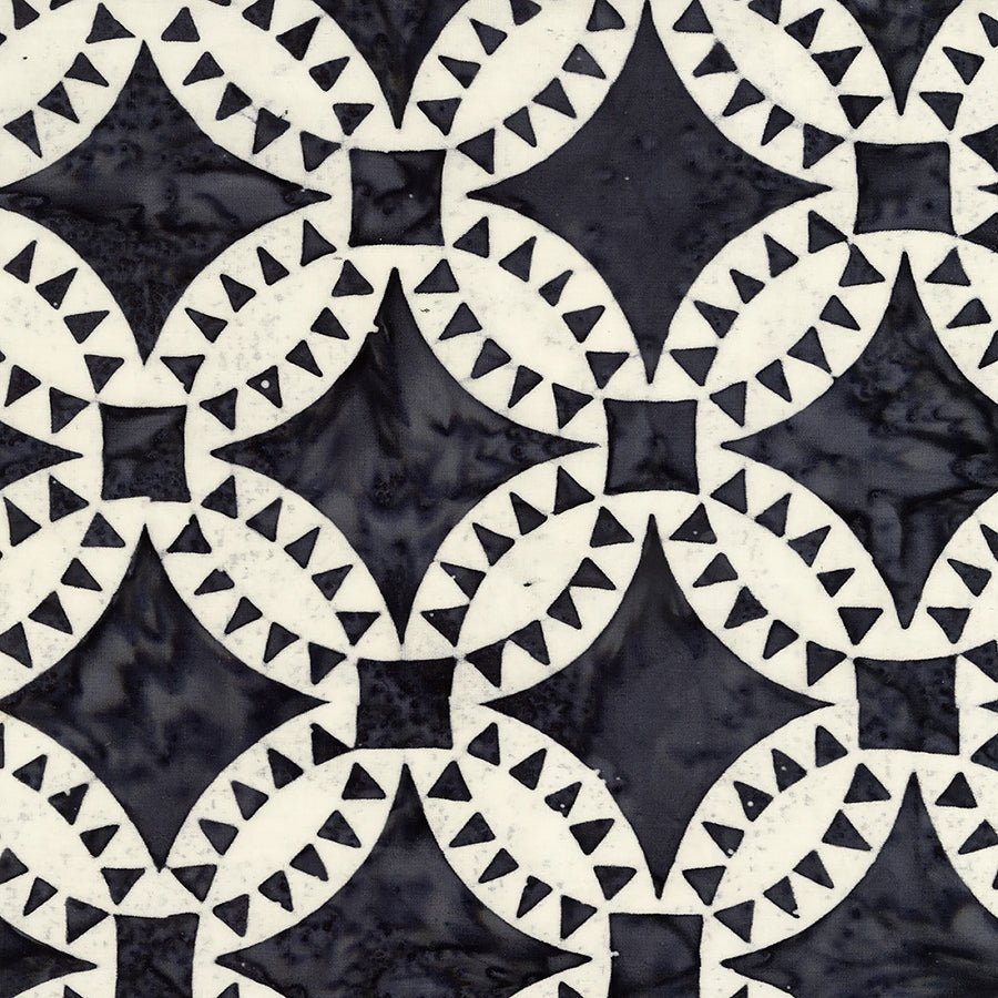 Ink & Edge Batiks Pickle Dish Charcoal - Anthology Batiks from Fort Worth Fabric Studio