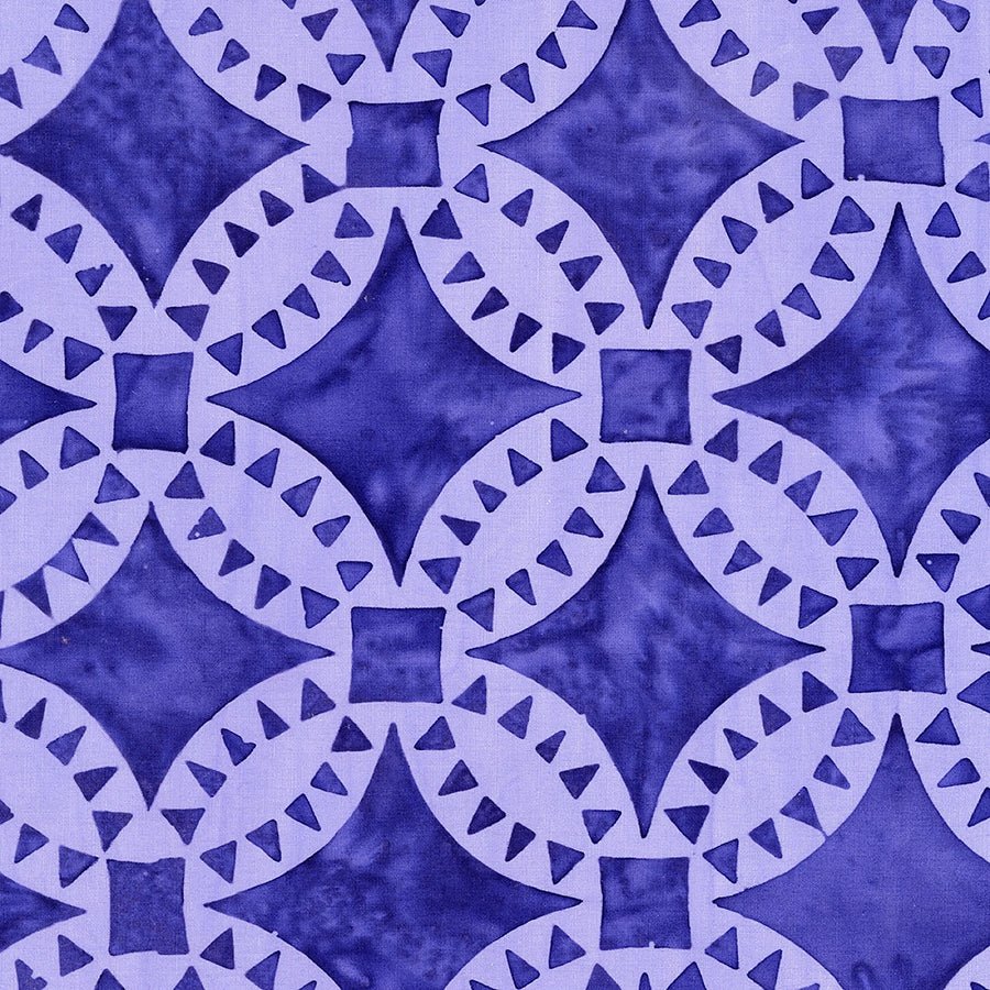 Ink & Edge Batiks Pickle Dish Periwinkle - Anthology Batiks from Fort Worth Fabric Studio