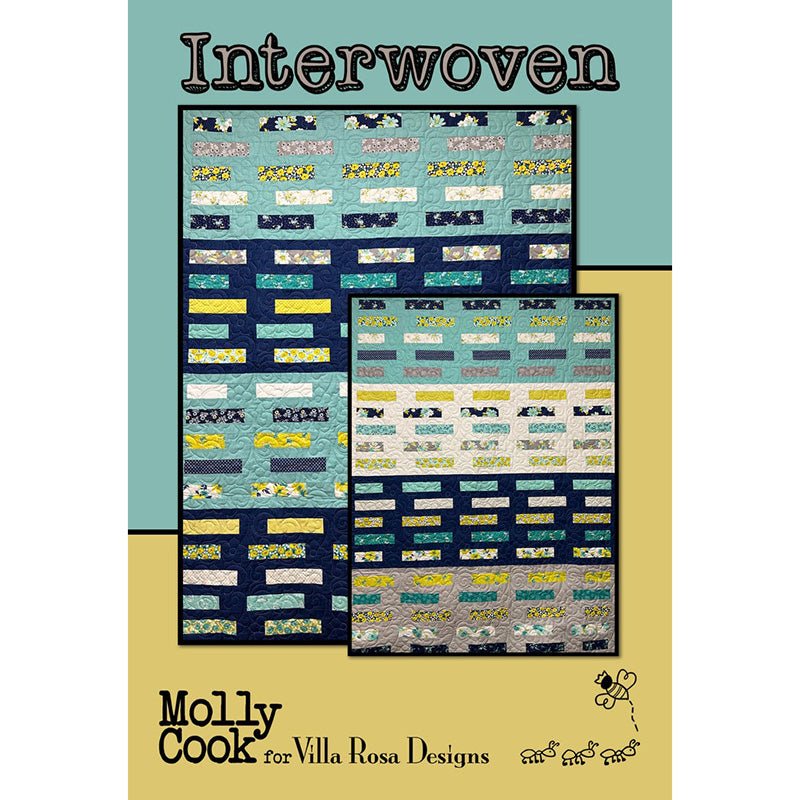 Interwoven Quilt Pattern PDF Download - Villa Rosa Designs from Fort Worth Fabric Studio