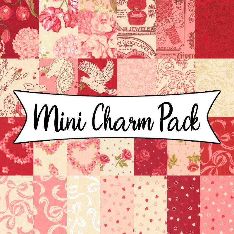 Je T'aime Mini Charm Pack - Moda from Fort Worth Fabric Studio