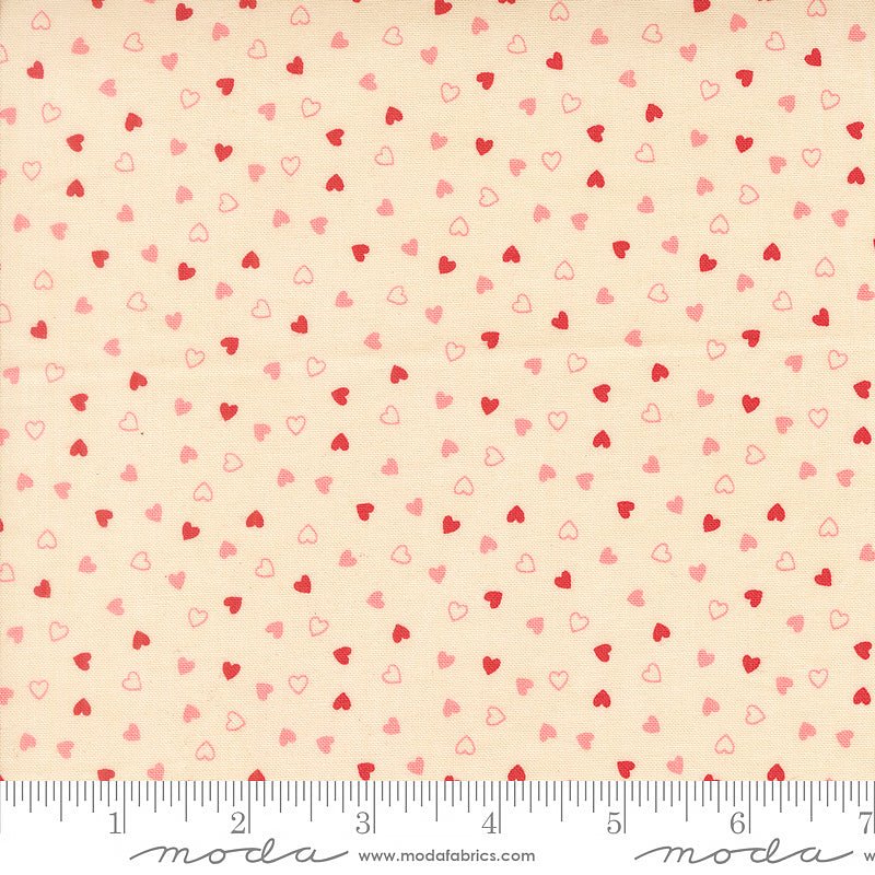 Je T'aime Sweet Hearts Lace - Moda from Fort Worth Fabric Studio