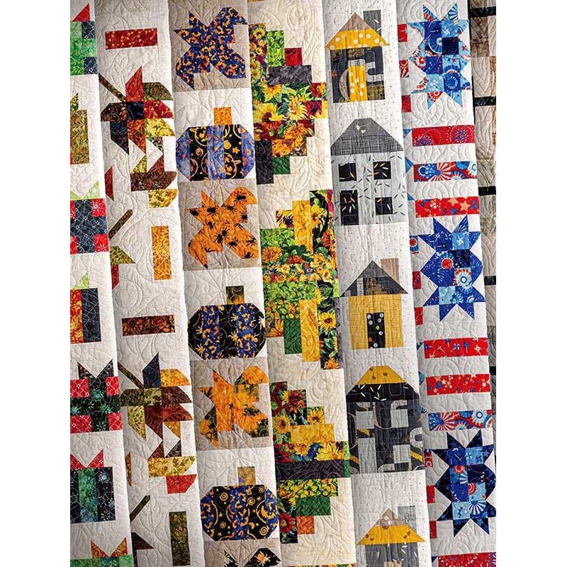 Jelly Roll Quilts For All Seasons Pattern Book - Annie's Quilting from Fort Worth Fabric Studio