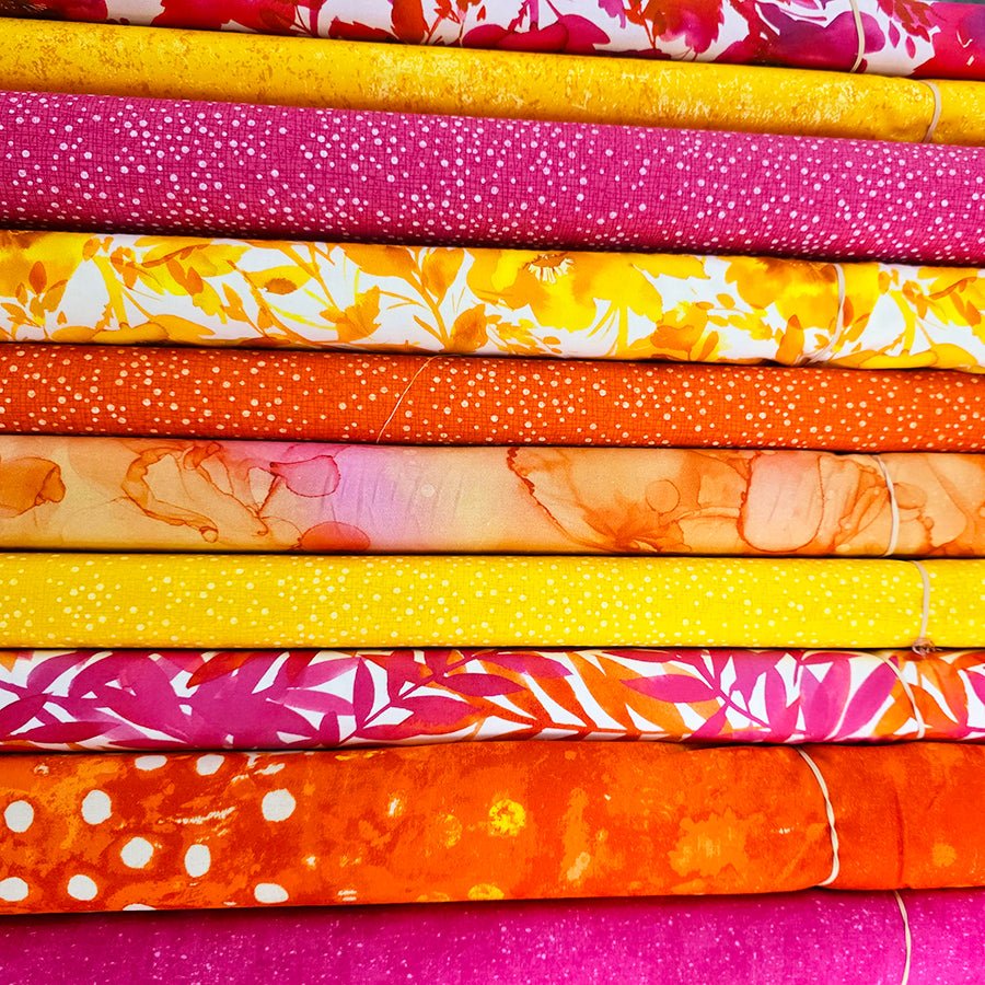 Juice Box Energy — FWFS Exclusive Fat Quarter Bundle (10 FQs) - Fort Worth Fabric Studio from Fort Worth Fabric Studio