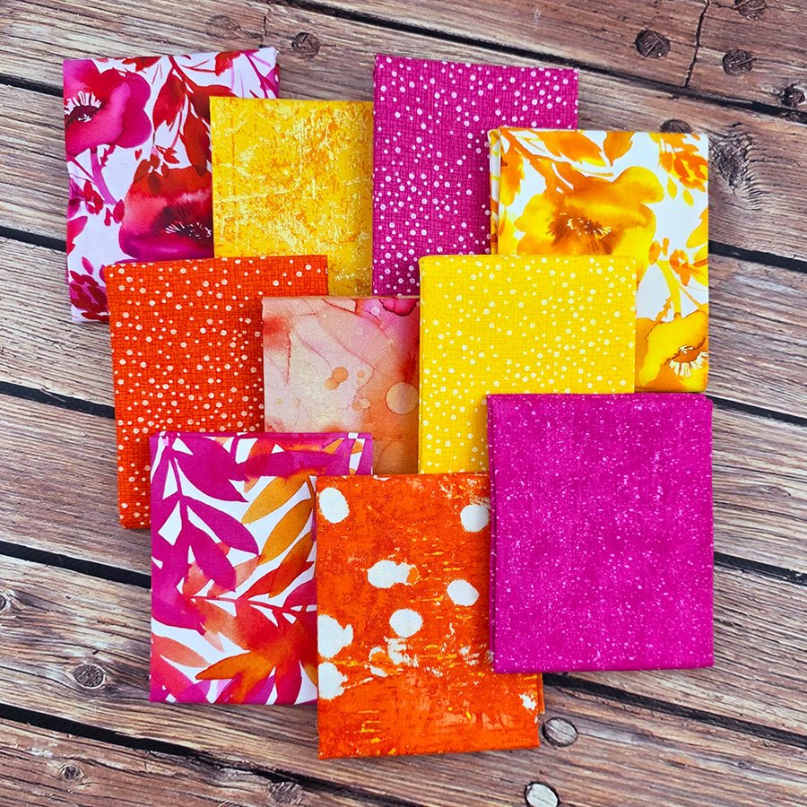 Juice Box Energy — FWFS Exclusive Fat Quarter Bundle (10 FQs) - Fort Worth Fabric Studio from Fort Worth Fabric Studio