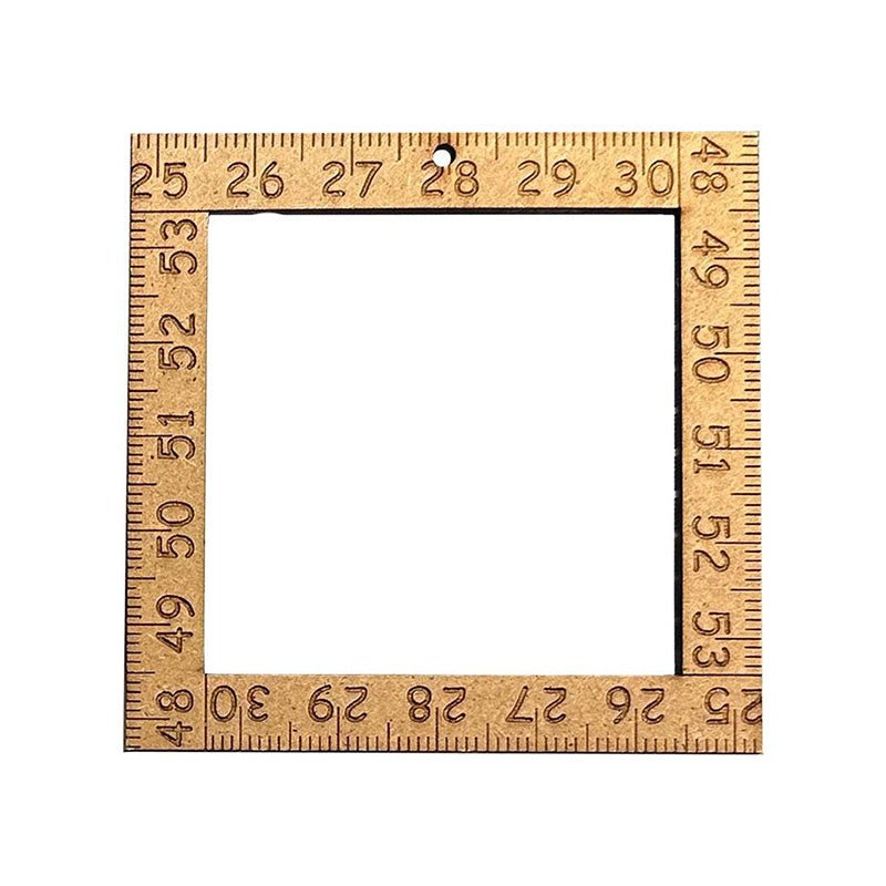 Just A Little Box Wood Frame Ruler Mini 3.75" - Moda from Fort Worth Fabric Studio