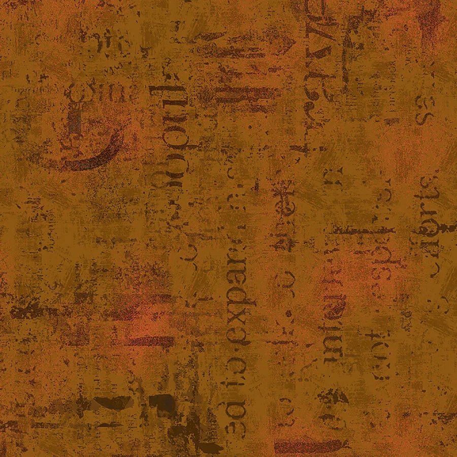 Just Sayin' Mixed Media Texture Auburn - Studio E from Fort Worth Fabric Studio