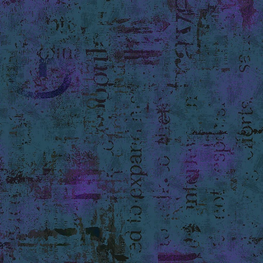 Just Sayin' Mixed Media Texture Prussian Blue - Studio E from Fort Worth Fabric Studio