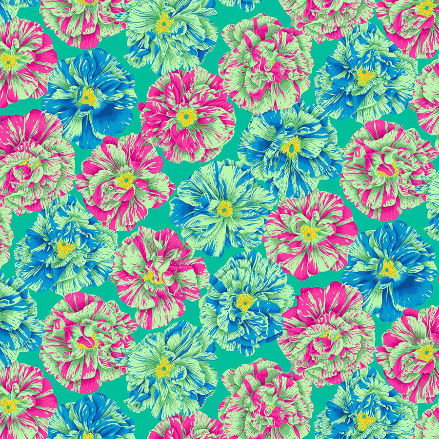 Kaffe Fassett Collective Bouffant Cool - Free Spirit from Fort Worth Fabric Studio