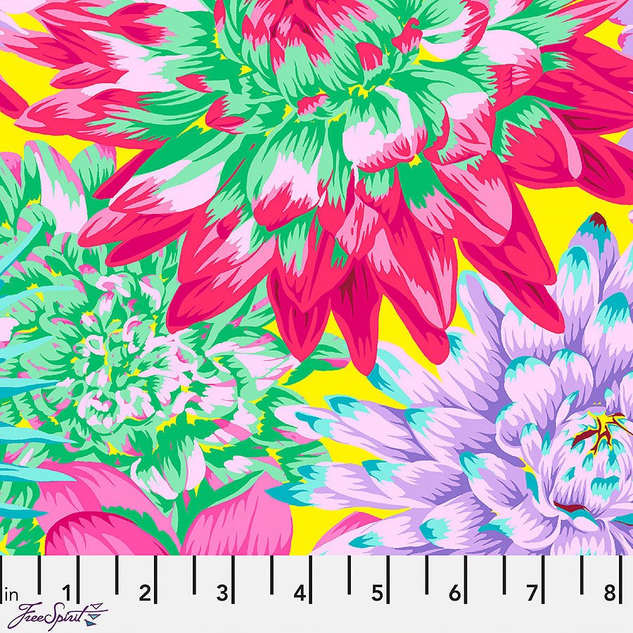 Kaffe Fassett Collective Cactus Dahlia Spring - Free Spirit from Fort Worth Fabric Studio