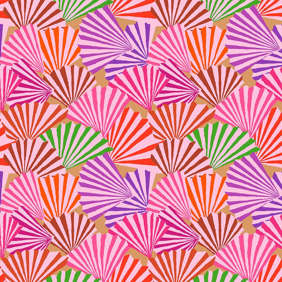 Kaffe Fassett Collective Fanfare Red - Free Spirit from Fort Worth Fabric Studio