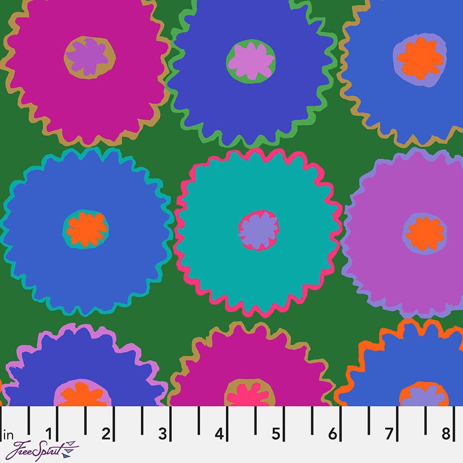 Kaffe Fassett Collective Pinking Blue - Free Spirit from Fort Worth Fabric Studio