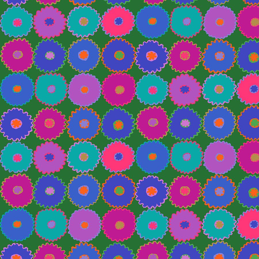 Kaffe Fassett Collective Pinking Blue - Free Spirit from Fort Worth Fabric Studio