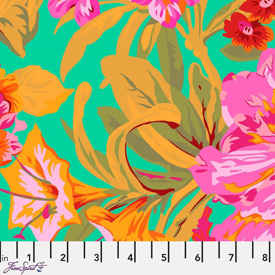 Kaffe Fassett Collective Voluptuous Green - Free Spirit from Fort Worth Fabric Studio