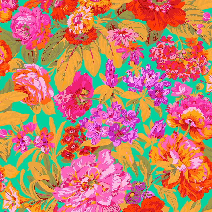 Kaffe Fassett Collective Voluptuous Green - Free Spirit from Fort Worth Fabric Studio