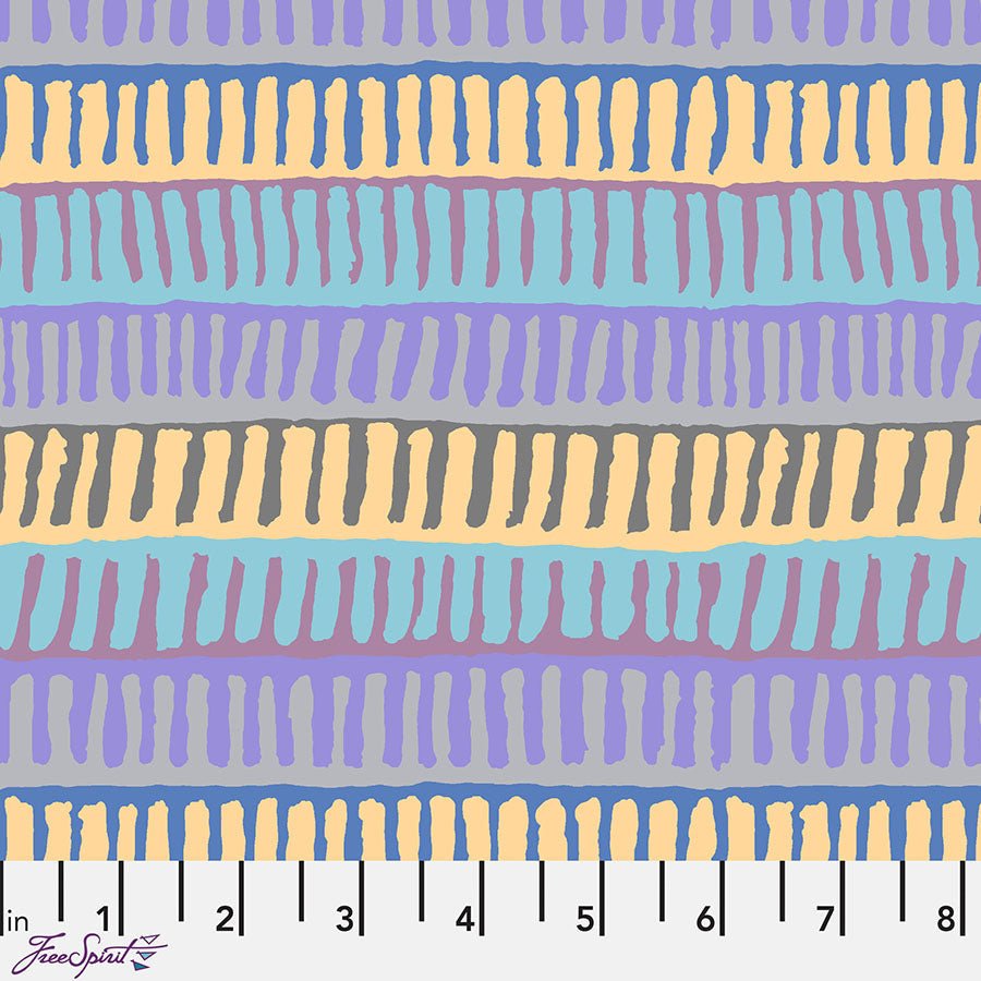 Kaffe Fassett Collective Zipper Stripe Neutral - Free Spirit from Fort Worth Fabric Studio