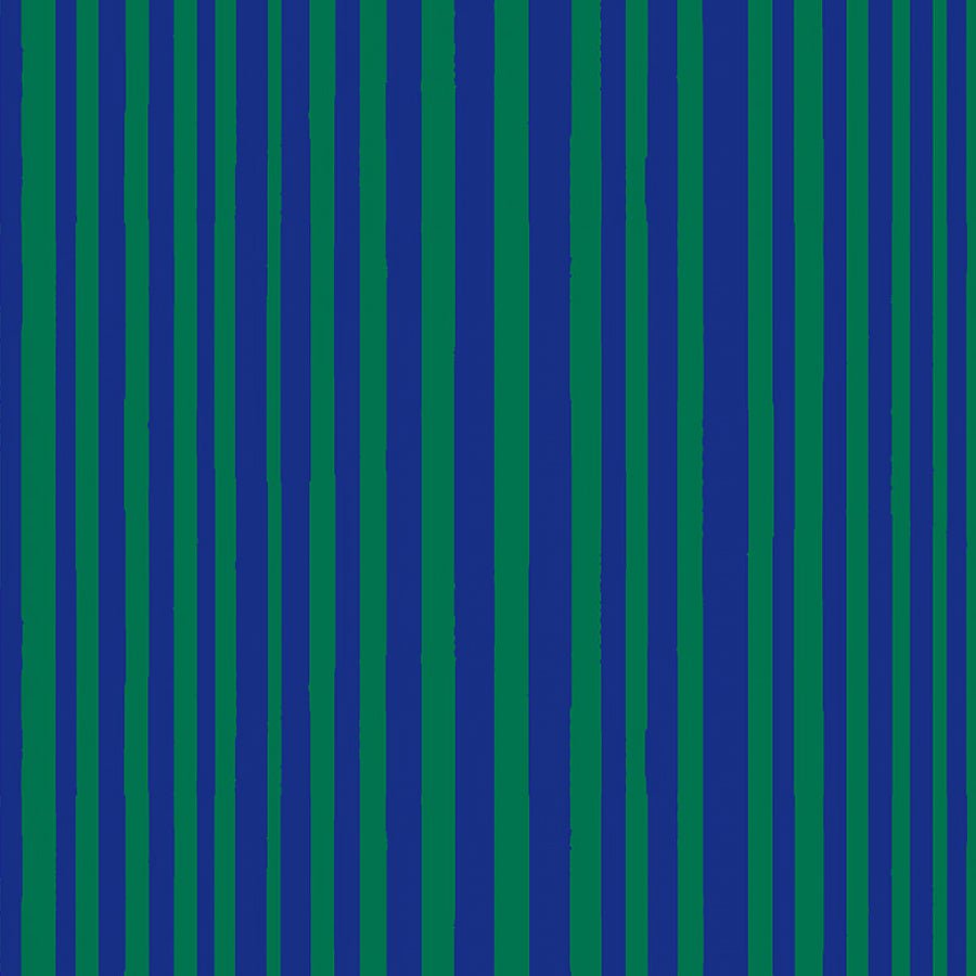 Kaleidoscope Mini Stripe Majorelle Blue/Kelp - Windham from Fort Worth Fabric Studio