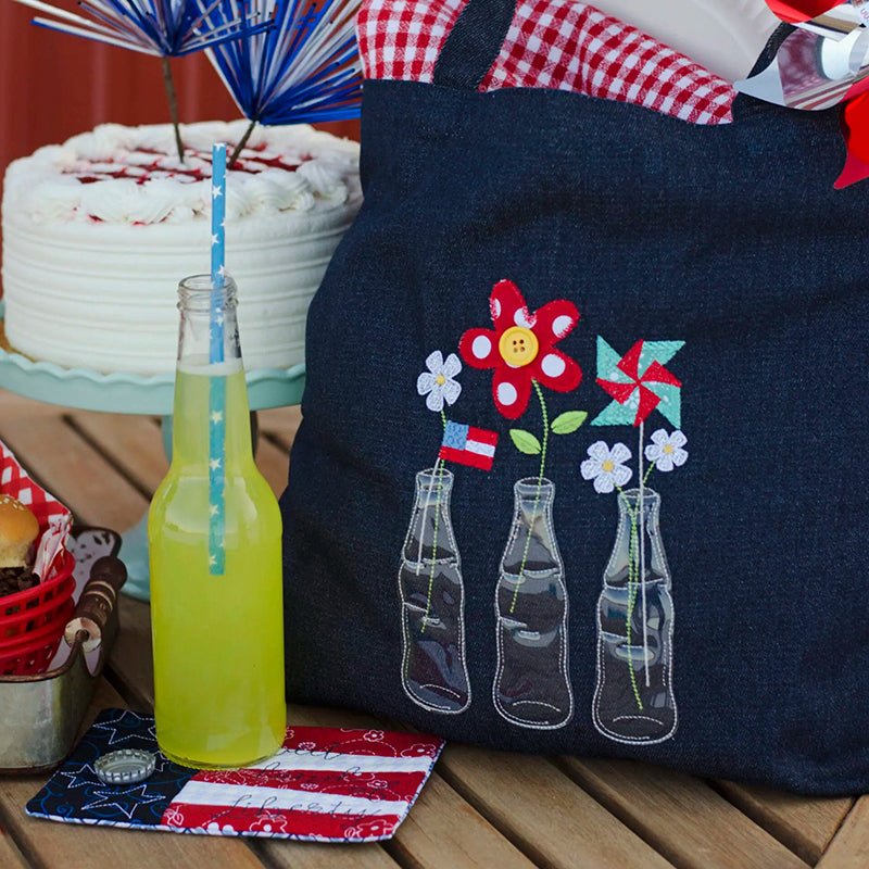 Kimberbell Classic Vol. 1 Star - Spangled Celebration Embroidery Booklet w/ Download - Kimberbell
