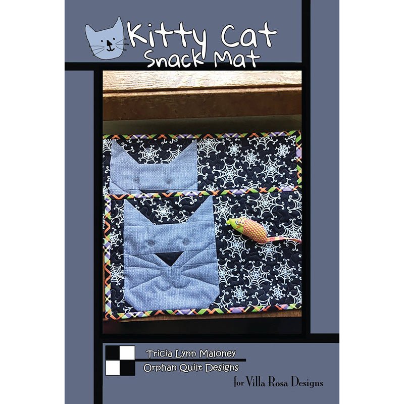 Kitty Cat Snack Mat Pattern PDF Download - Villa Rosa Designs from Fort Worth Fabric Studio