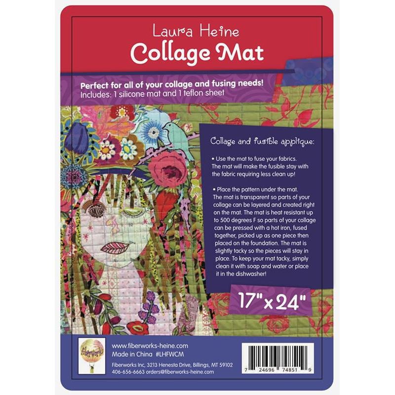 Laura Heine Collage Mat by Fiberworks Inc - Fiberworks Inc from Fort Worth Fabric Studio