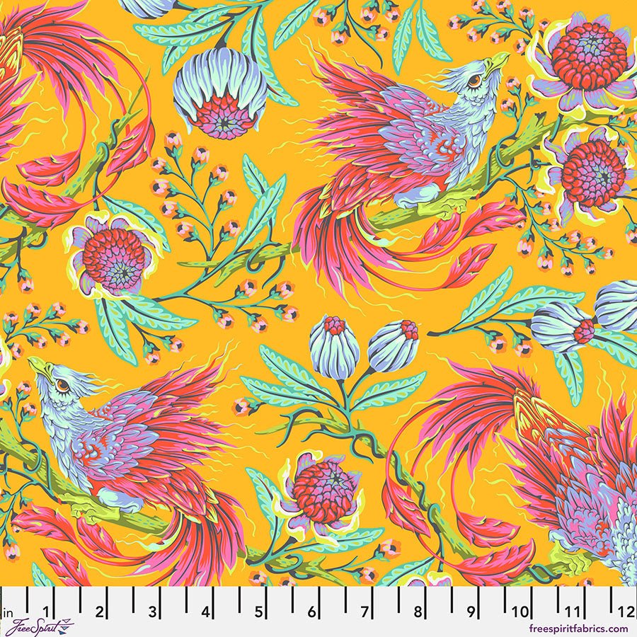 Legendary Hot Wings Dandelion - Free Spirit from Fort Worth Fabric Studio