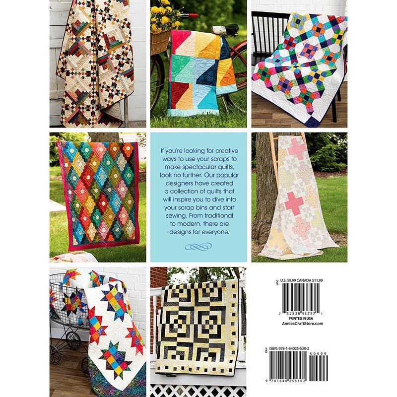 Let's Get Scrappy Quilt Pattern Book - Annie's Quilting from Fort Worth Fabric Studio