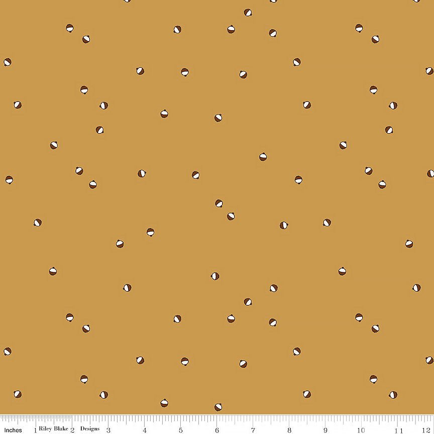 Let's Wander Bobbers Golden - Riley Blake from Fort Worth Fabric Studio