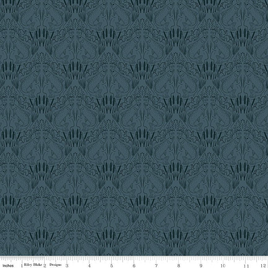 Let's Wander First Catch Blue - Riley Blake from Fort Worth Fabric Studio