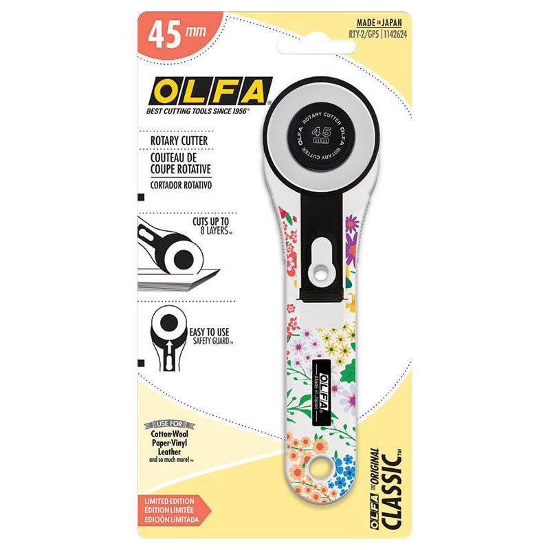Limited Edition Olfa 45MM Rotary Cutter in Bloom - Olfa from Fort Worth Fabric Studio