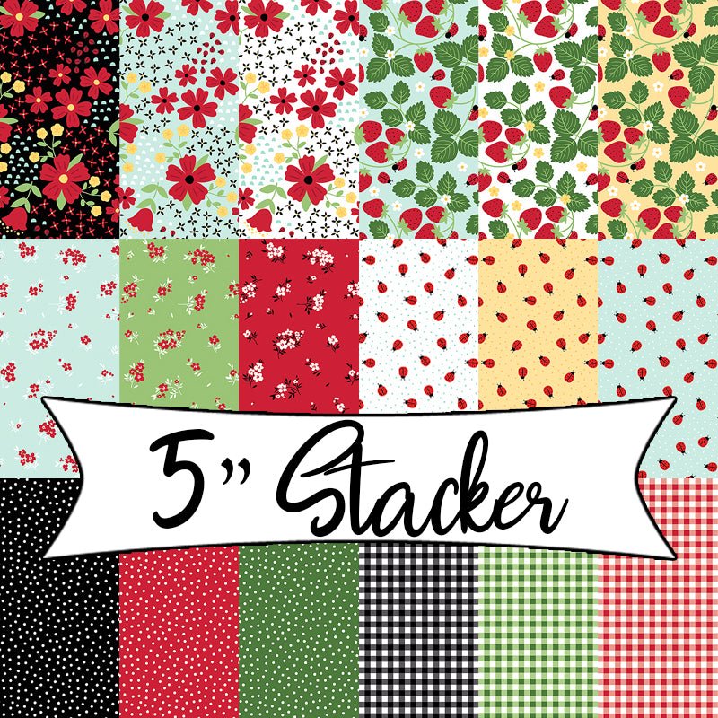 Little Ladybug 5" Stacker - Riley Blake from Fort Worth Fabric Studio